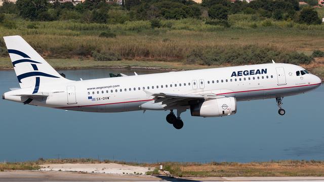 SX-DVW:Airbus A320-200:Aegean Airlines